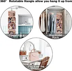 Hanging cosmetic organizer